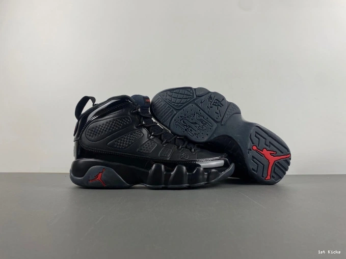 1st Kicks Jordan Patent 302370-014 Air Retro Bred 9 0812